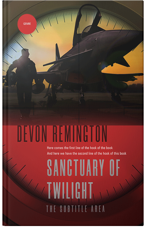 Front view of Premade Action & Adventure Book Cover - Crail