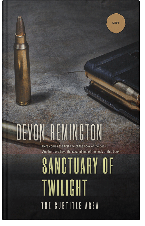 Front view of Premade Mystery & Thriller & Suspense Book Cover - Dune