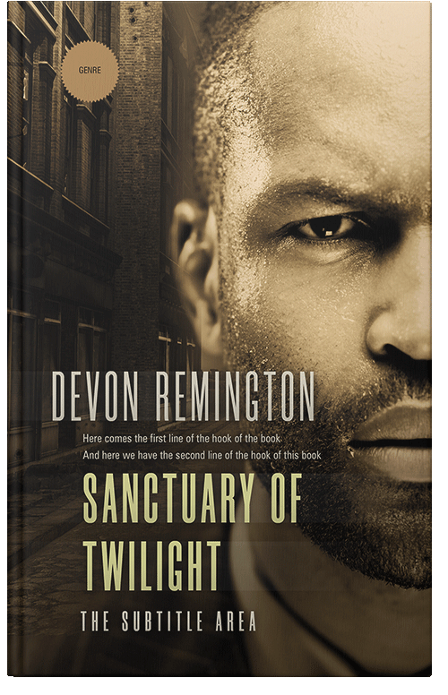 Front view of Premade Mystery & Thriller & Suspense Book Cover - Tan