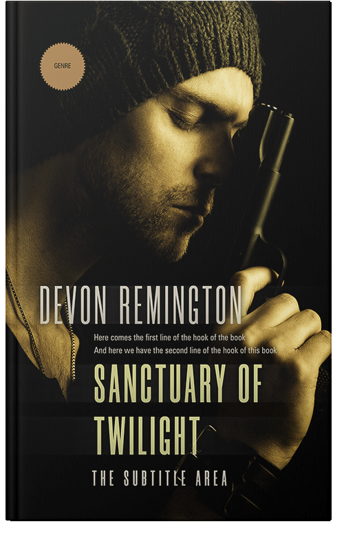 Front view of Premade Mystery & Thriller & Suspense Book Cover - Laser