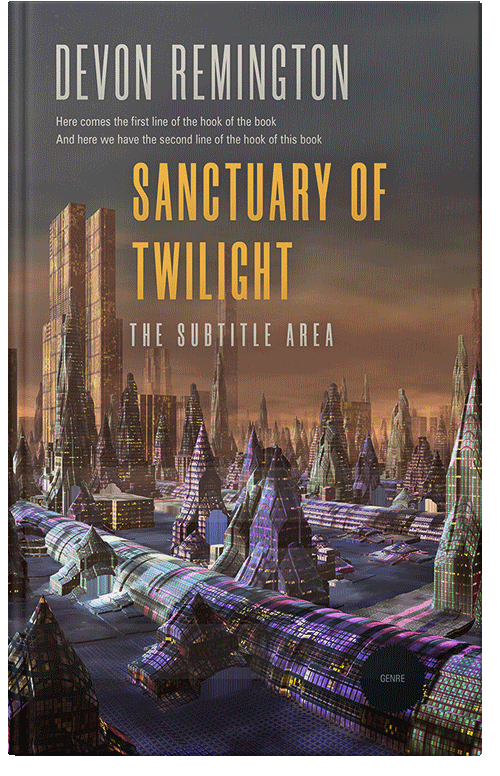 Front view of Premade Science Fiction Book Cover - Tundora