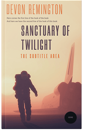 Pre Made Book Cover Eggplant