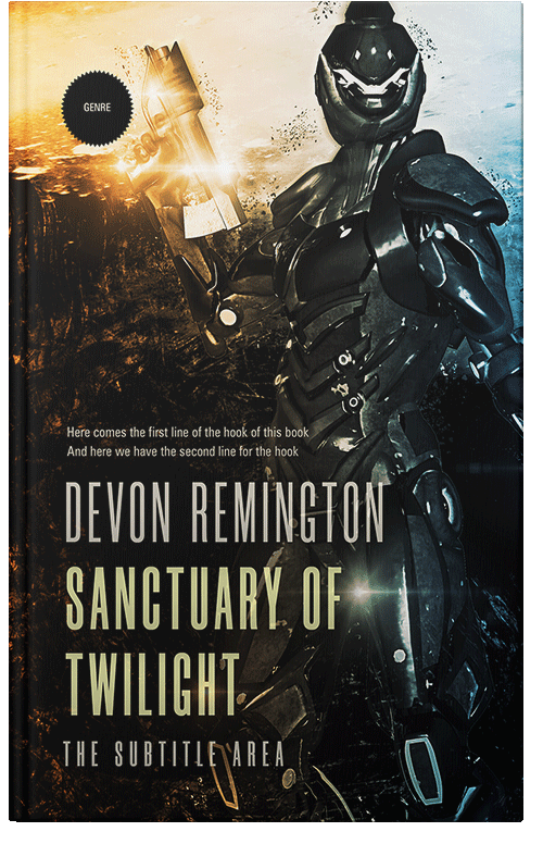 Front view of Premade Science Fiction Book Cover - Sapling