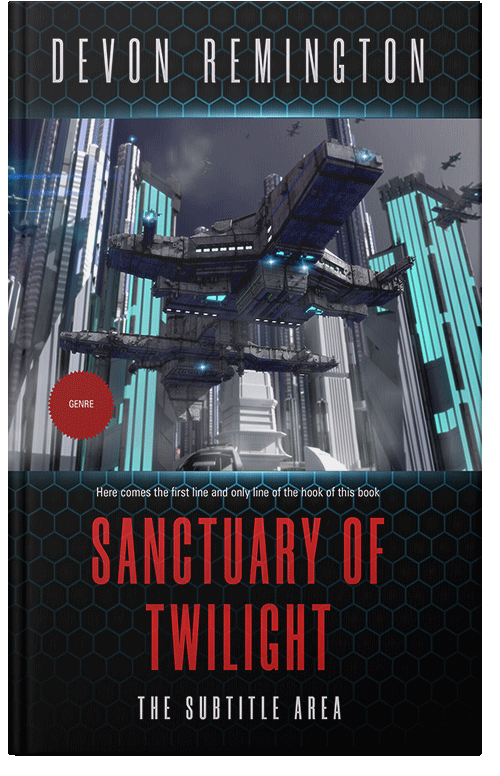 Front view of Premade Science Fiction Book Cover - Bunker
