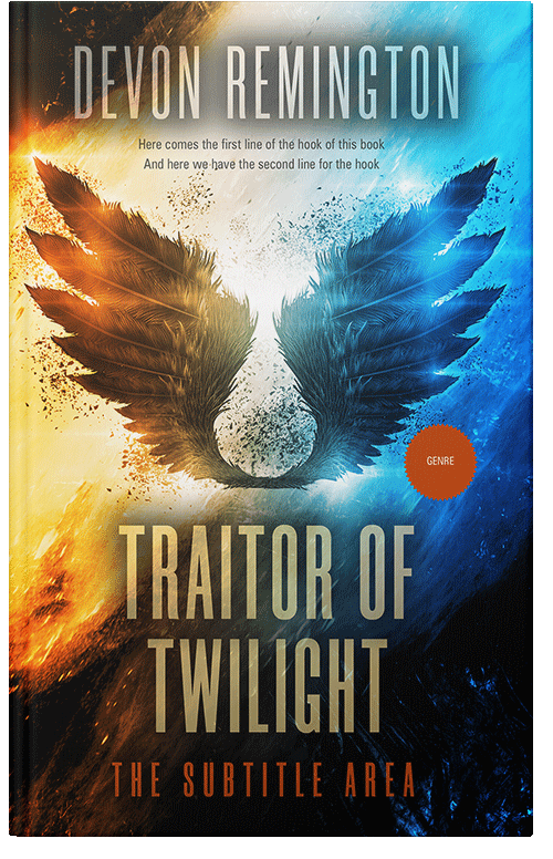 Front view of Premade Fantasy Book Cover - Calico