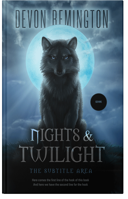 Front view of Premade Fantasy Book Cover - Mirage