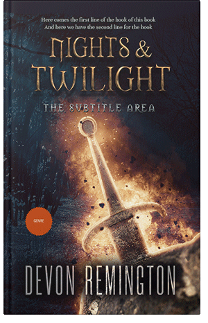 Premade Book Cover Tan