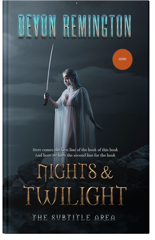 Front view of Premade Fantasy Book Cover - Mirage