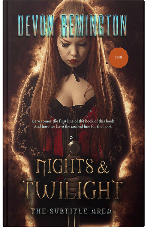 Front view of Premade Fantasy Book Cover - Tamarind