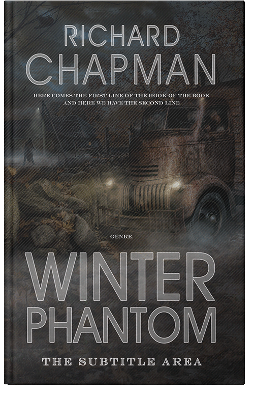 Front view of Premade Mystery & Thriller & Suspense Book Cover - Dune