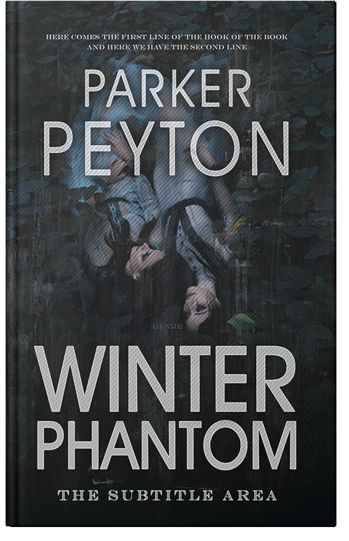 Front view of Premade Horror Book Cover - Shark