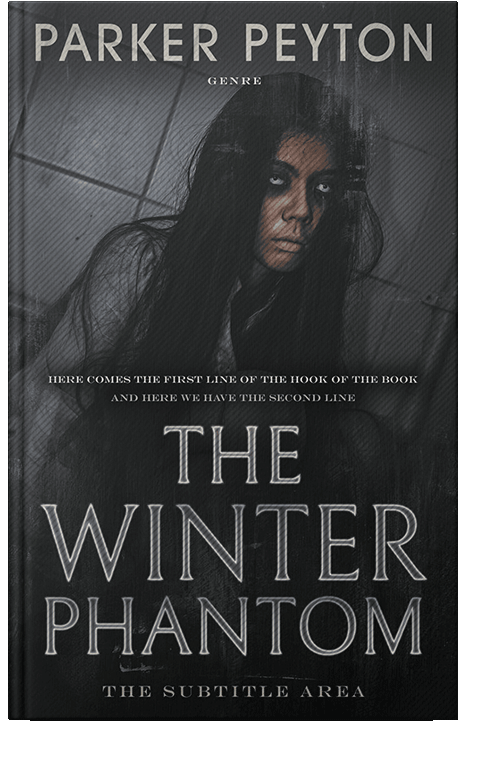 Front view of Shark #7652 - Premade Horror Book Cover