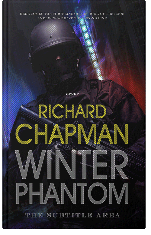 Front view of Premade Action & Adventure Book Cover - Cinder