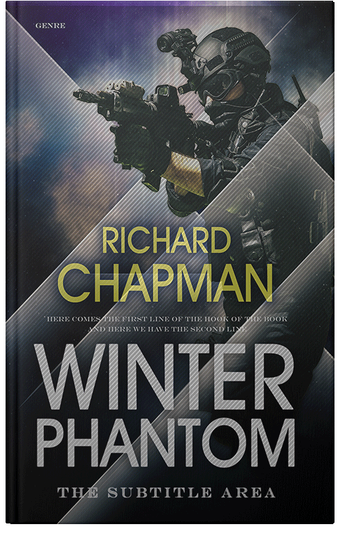 Front view of Premade Mystery & Thriller & Suspense Book Cover - Shark