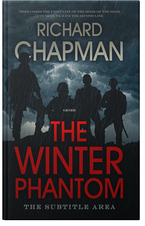 Front view of Premade Historical Book Cover - Bunker