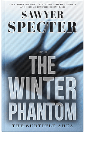 Pre Made Book Cover Periwinkle Gray