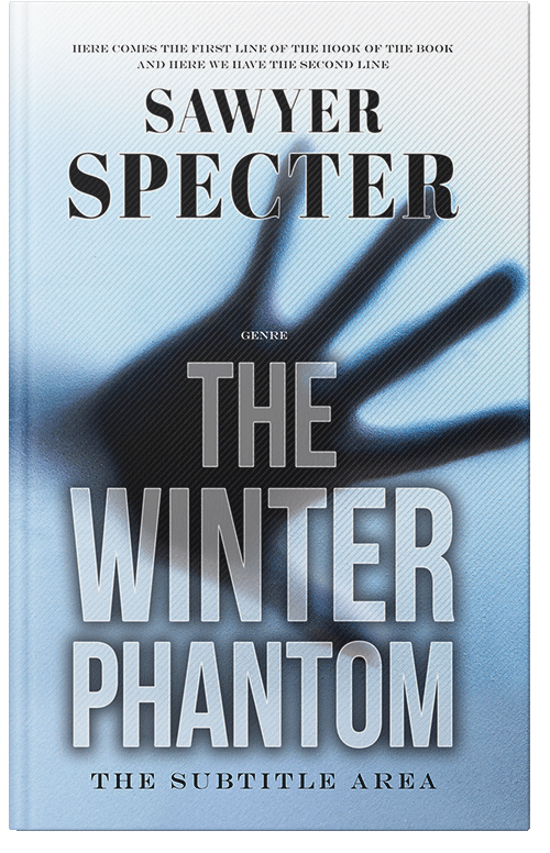 Front view of Premade Mystery & Thriller & Suspense Book Cover - Periwinkle Gray