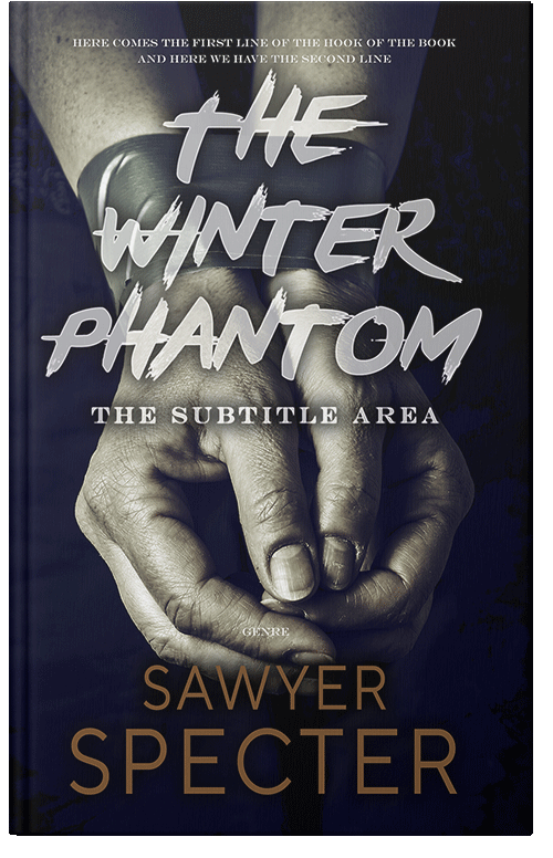 Front view of Premade Erotica Book Cover - Mist Gray