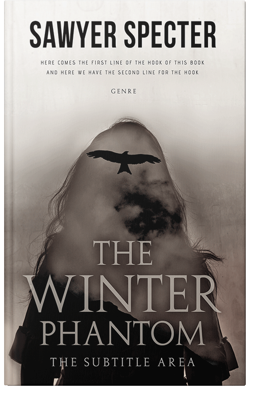 Front view of Premade Mystery & Thriller & Suspense Book Cover - Swirl