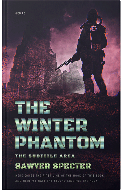 Front view of Premade Apocalyptica Book Cover - Revolver