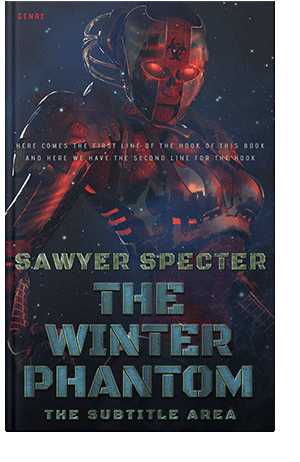 Pre Made Book Cover Steel Gray