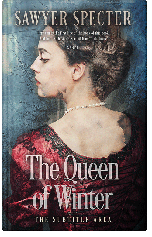 Front view of Premade Mystery & Thriller & Suspense Book Cover - Cavern Pink