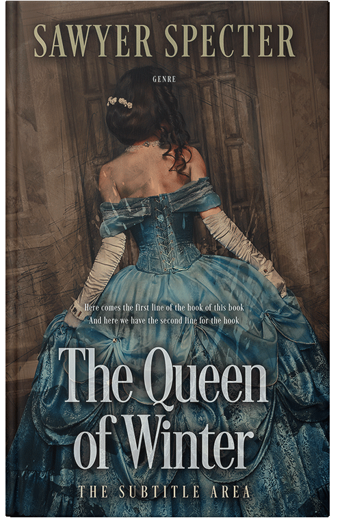 Front view of Premade Historical Book Cover - Heavy Metal