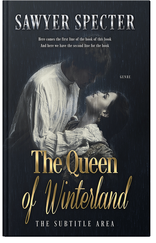 Front view of Premade Historical Book Cover - Bison Hide