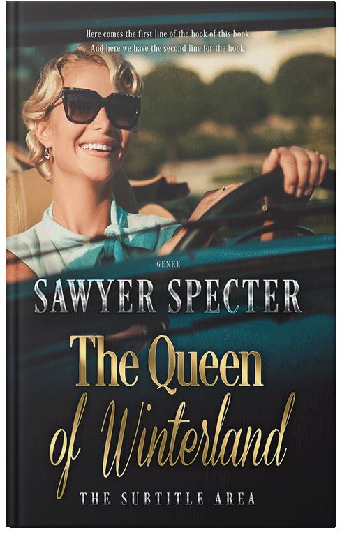 Front view of Premade Romance Book Cover - Tan