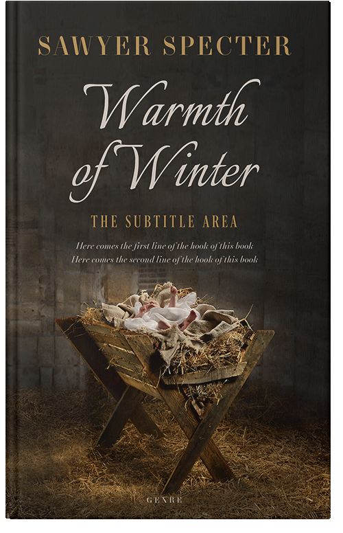 Front view of Premade Religion & Spirituality Book Cover - Oil