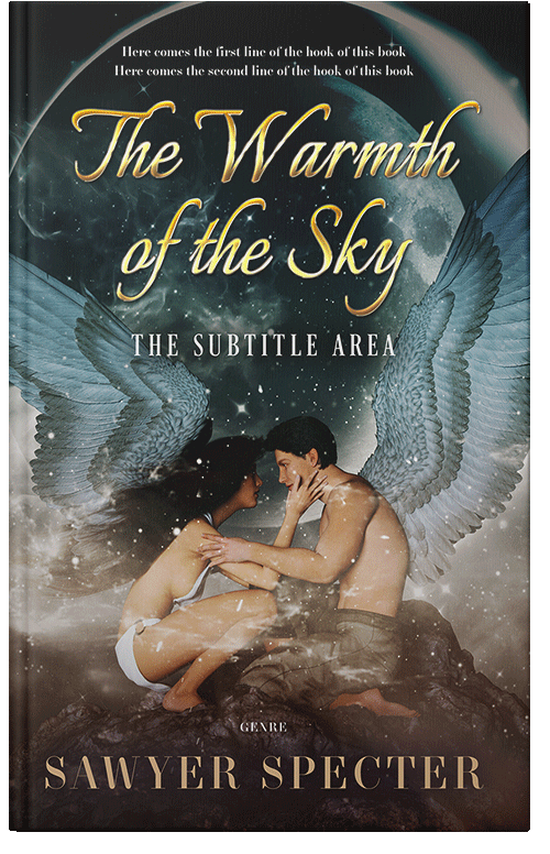 Front view of Premade Romance Book Cover - Outer Space