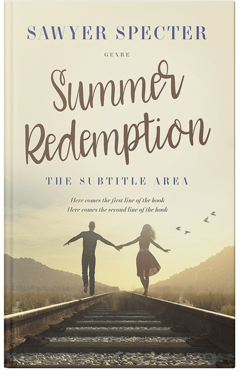 Front view of Premade Romance Book Cover - Wheatfield