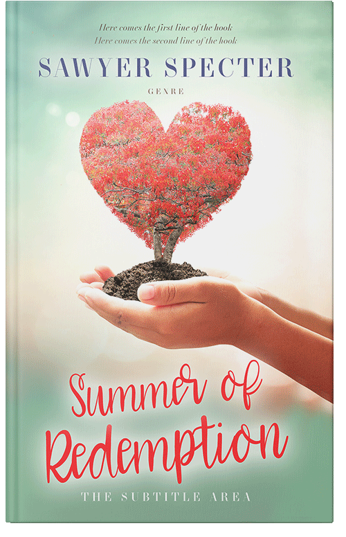 Front view of Premade Health & Mind & Body Book Cover - Moon Mist