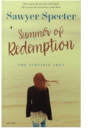 Pre Made Book Cover Winter Hazel