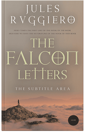 Pre Made Book Cover Sandrift