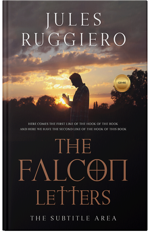 Front view of Premade Religion & Spirituality Book Cover - Laser