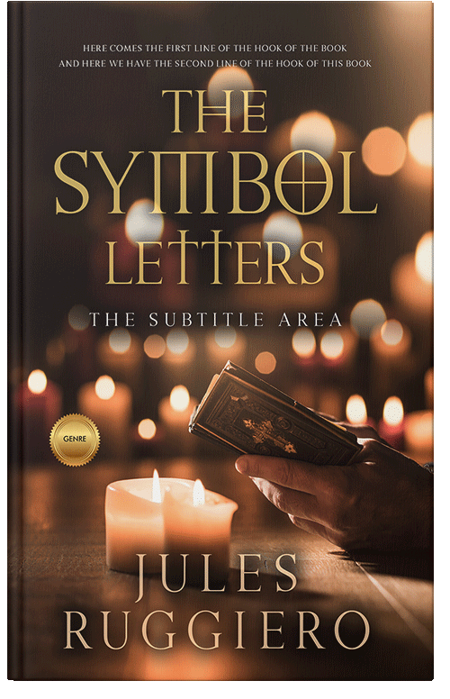 Front view of Premade Religion & Spirituality Book Cover - Coffee Bean