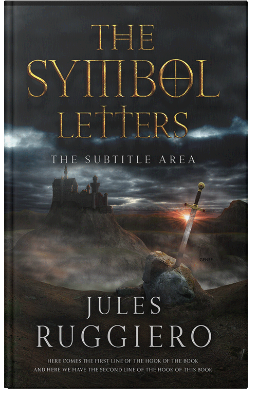 Front view of Premade Fantasy Book Cover - Tuatara