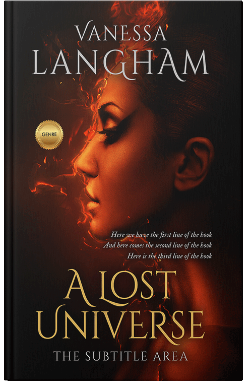 Front view of Premade Fantasy Book Cover - Creole