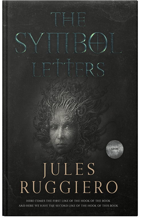 Front view of Premade Fantasy Book Cover - Heavy Metal