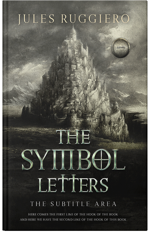 Front view of Premade Fantasy Book Cover - Dune