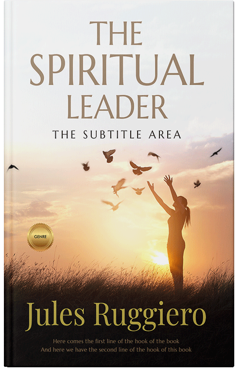 Front view of Premade Health & Mind & Body Book Cover - Asphalt