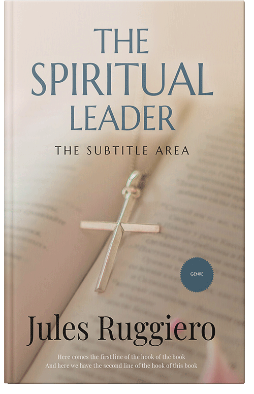 Front view of Premade Religion & Spirituality Book Cover - Rodeo Dust