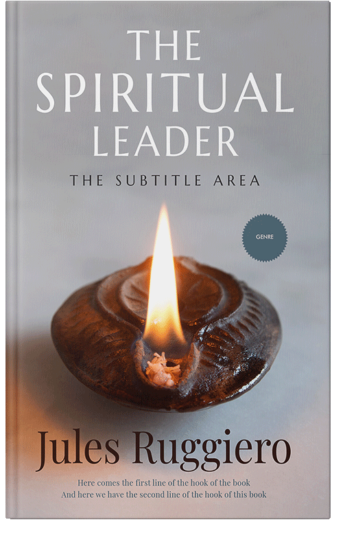 Front view of Premade Religion & Spirituality Book Cover - Pink Swan