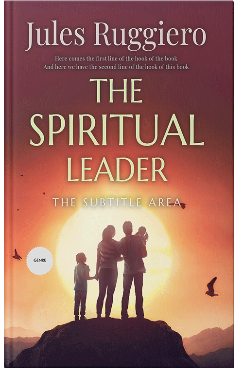 Front view of Premade Family & Parenting Book Cover - Wheat