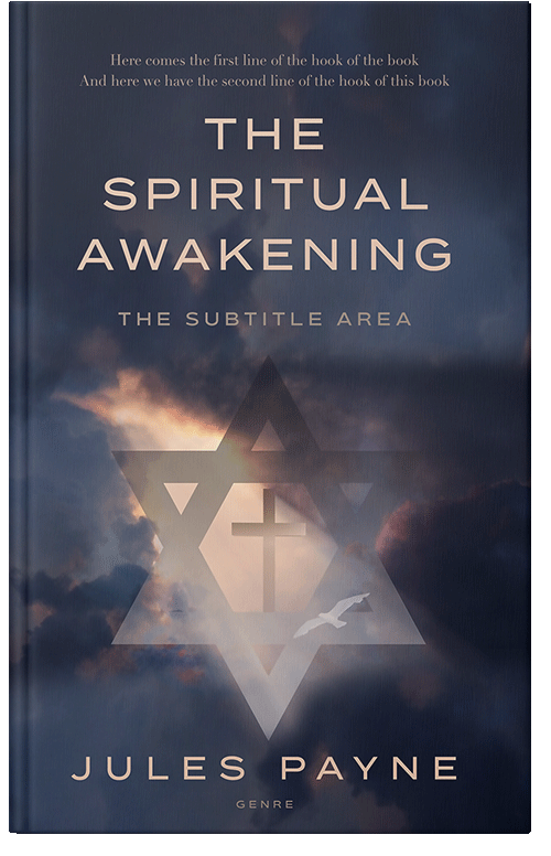 Front view of Premade Religion & Spirituality Book Cover - Ebony Clay