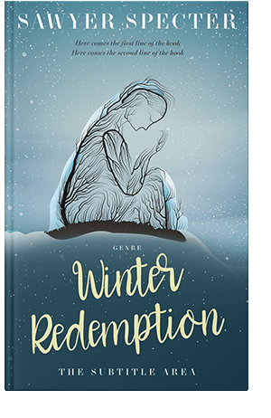 Pre Made Book Cover Smalt Blue