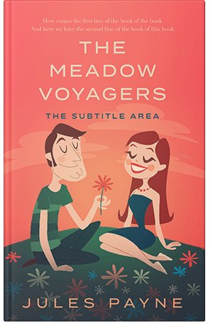 Premade Book Cover Limed Spruce