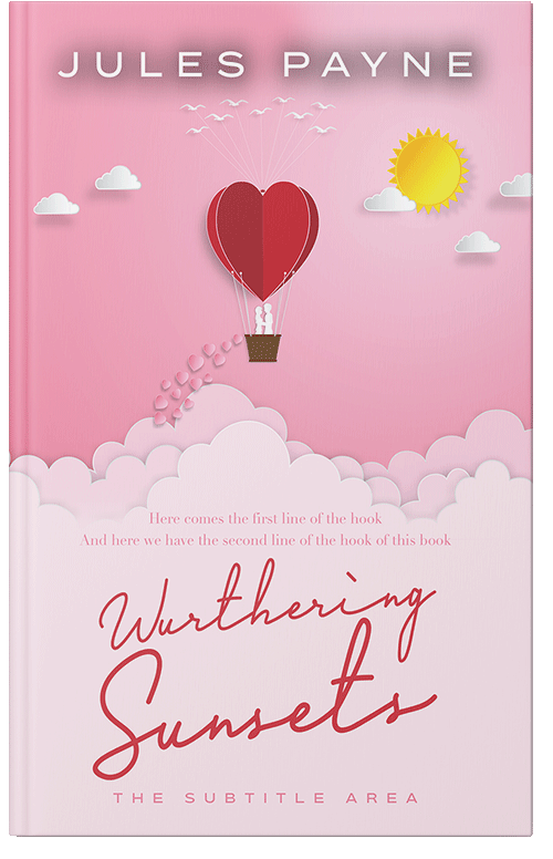 Front view of Premade Romance Book Cover - Azalea