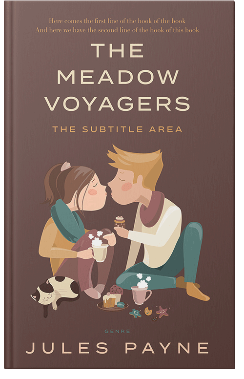 Front view of Premade Romance Book Cover - Ferra